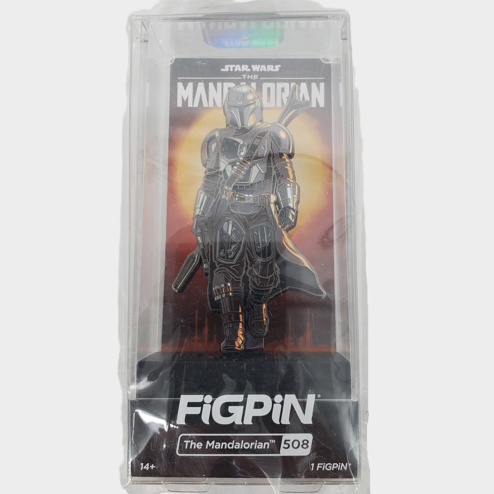 Disney FiGPiN Star Wars The Mandalorian 508 Din Djarin Enamel Pin New in Case